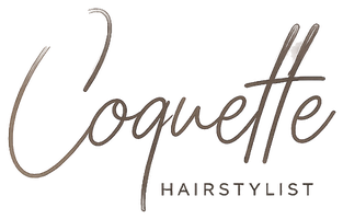 Logotipo de Coquette Hairstylist diseñado por MarkArte