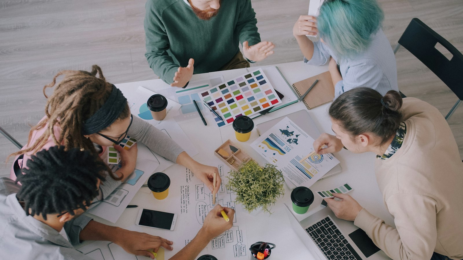 Grupo reducido en un curso práctico de diseño