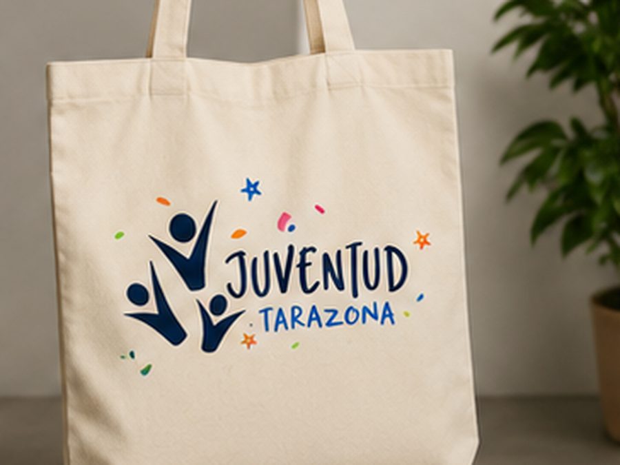 Bolsa de tela estampada de Juventud Tarazona