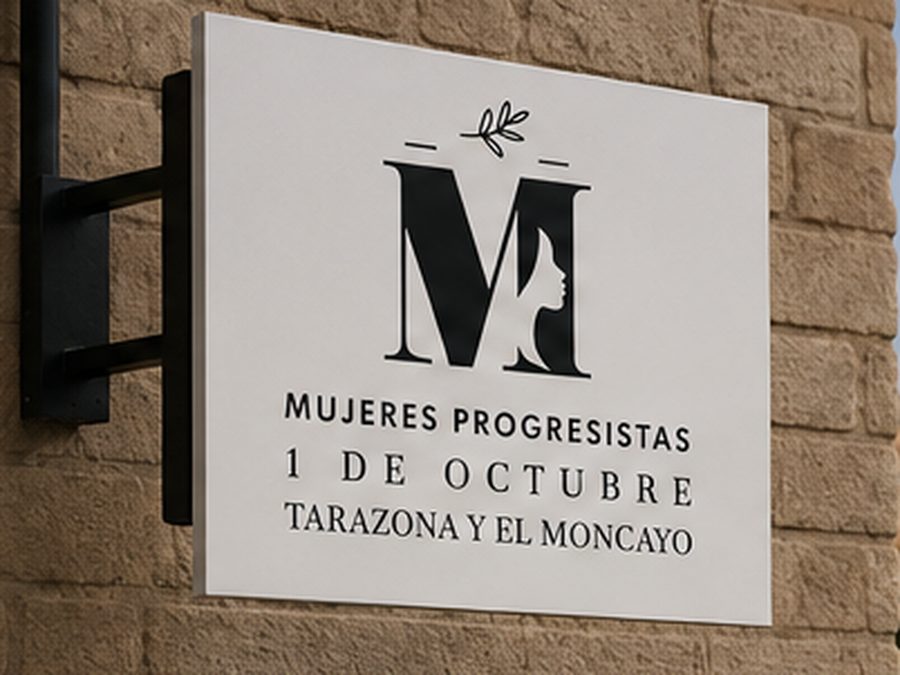 Placa exterior de Mujeres Progresistas Tarazona